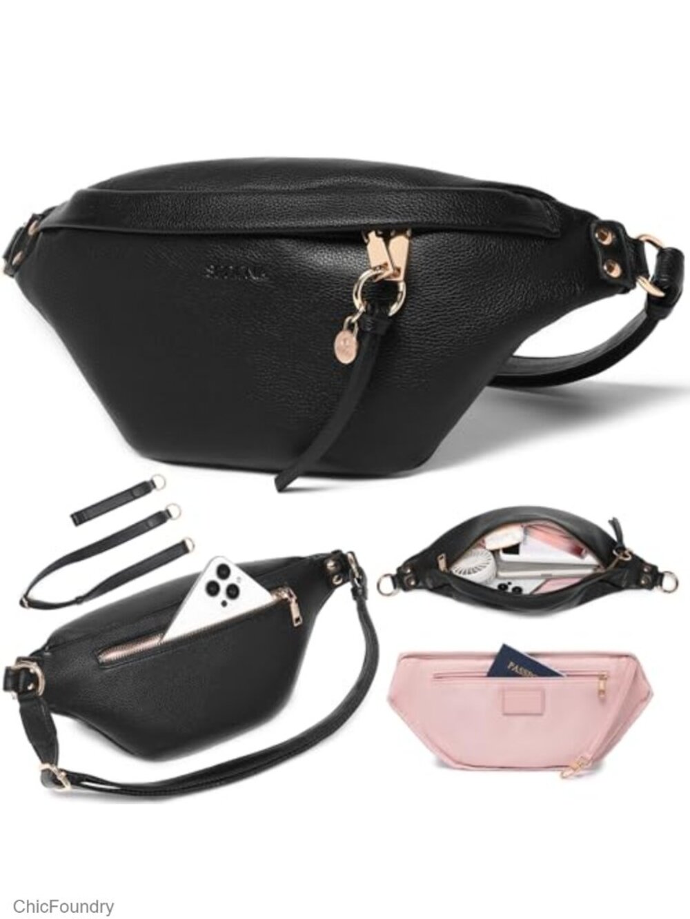Anti-Theft RFID Crossbody Bag for Women Travel Security Adjustable Strap Vegan